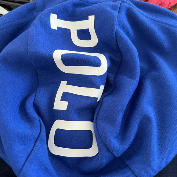 Ralph Lauren Men's Colorblock Hoodie - Blue, Red, Yellow, Green - Picture 3 of 4